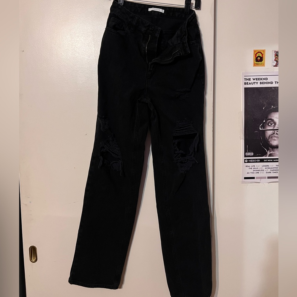 Black Pacsun Ripped Jeans